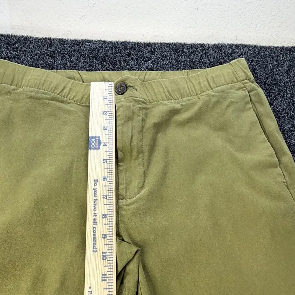 Bonobos Men's Slim Tapered Chino Pants Green 32 Twill Cotton Stretch